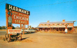Harman's Restaurant Postcard