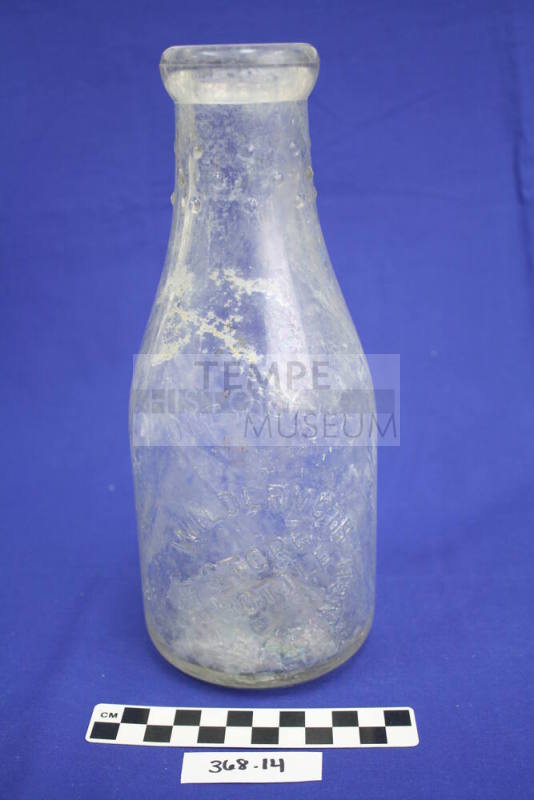 Glass Milk Bottle - Wildermuth Jersey Dairy