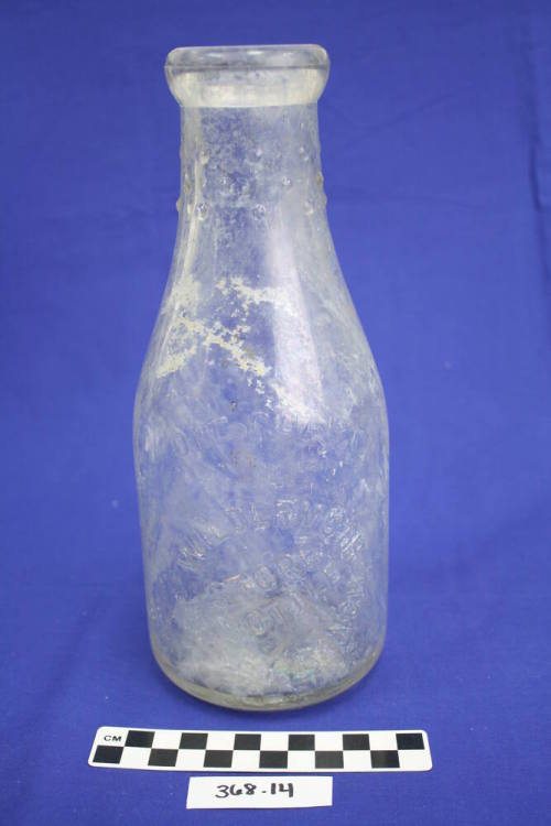 Glass Milk Bottle - Wildermuth Jersey Dairy