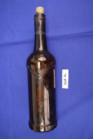 Glass Wine Bottle with Cork