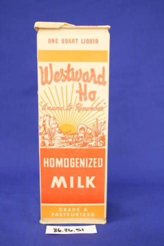 Westward Ho Homogenized Milk carton