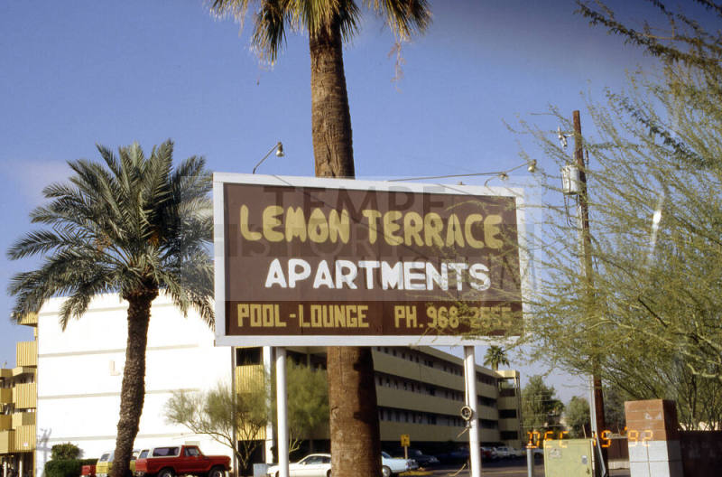Lemon Terrace Apartments, 1115 E. Lemon St.