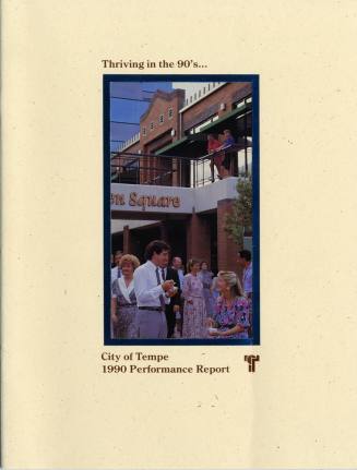 Collection of City of Tempe Performance Reports 1990, 1993, 1998, 1999