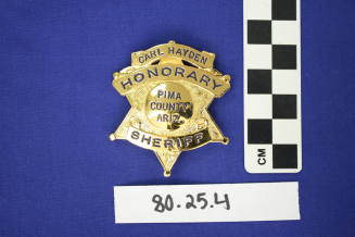 Carl Hayden Sheriff Badge