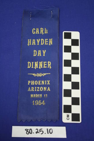 Carl Hayden Day Dinner Ribbon