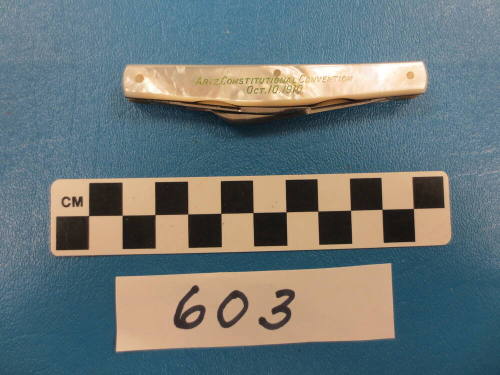 Pocket Knife, AZ Constitutional Conventioin 1910