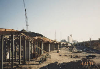 Falsework Being Accelerated