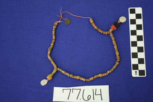 Eucalyptus wood necklace or rosary