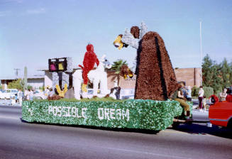 "Possible Dream" Float in Mill Ave. Parade