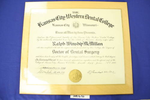 Kansas City Western Dental College Degree