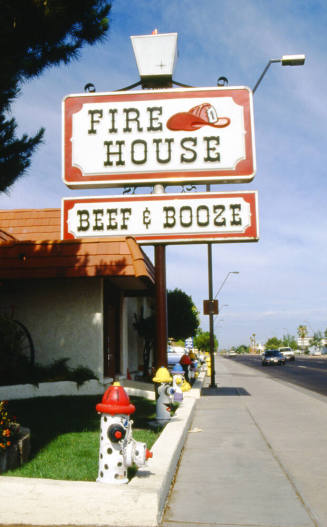 Firehouse Restaurant Sign, 1639 E. Apache