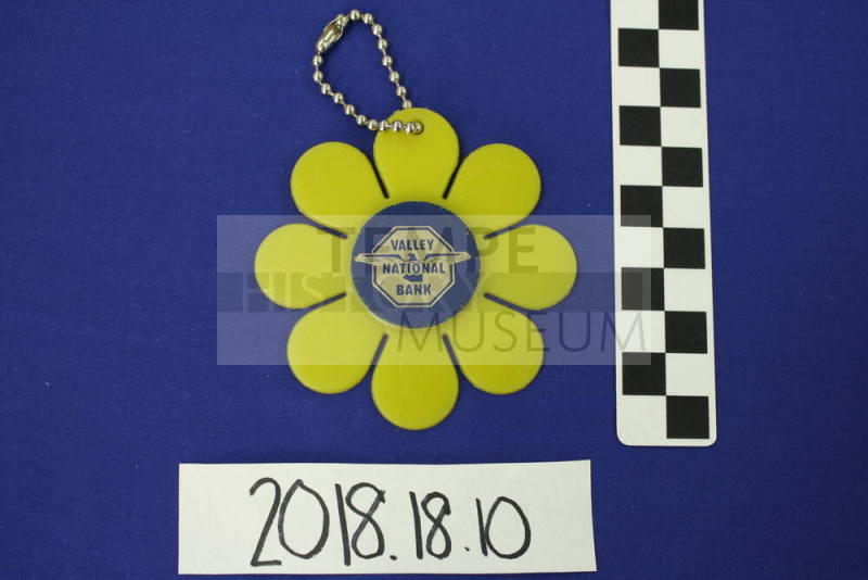 Valley National Bank Flower Keychain