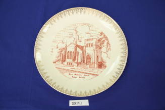 Tempe Congregational Church Commemorative Plate