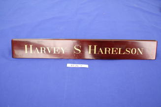 Harvey Harelson Nameplate