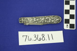 Art nouveau silver pocket knife
