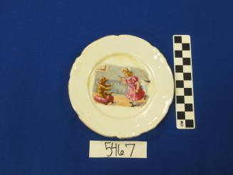 Plate, Child's Tea Set