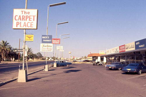 The Carpet Place strip mall, Indian School Road and 36th Street