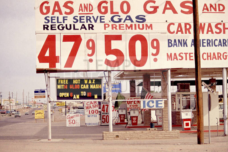 Gas and Glo, N. Scottsdale Rd. & E. Gilbert Dr.