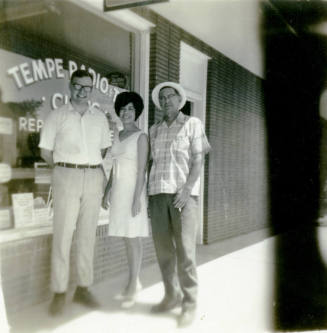 Carl, Concha, and Bill Hertenstein - Tempe Radio and TV Clinic
