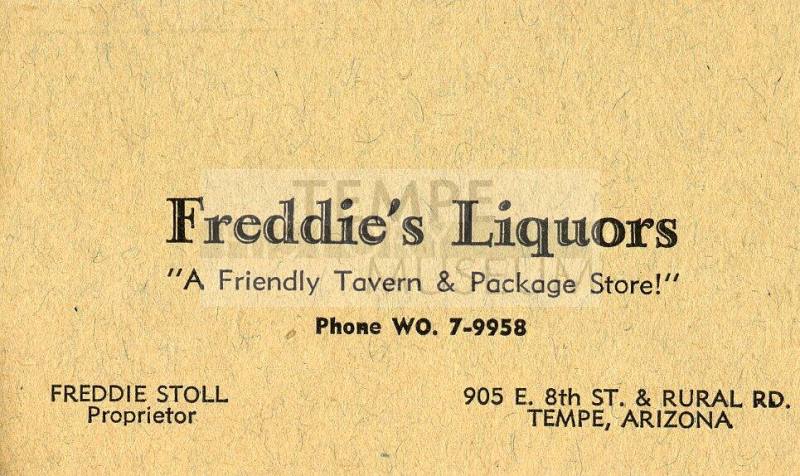 Freddie's Liquor Writing Pad