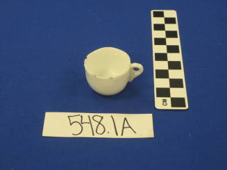 Cup and saucer, Miniature