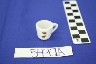 Cup and Saucer, Miniature Tea Set