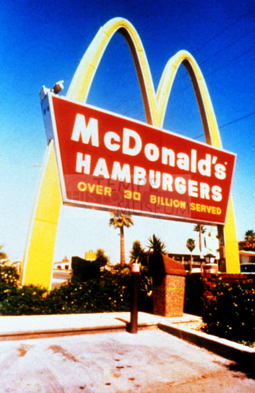 McDonald's sign, Apache Boulevard