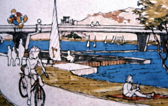Sketch of lake development