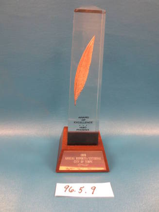 Trophy, Award of Excellence (1989)