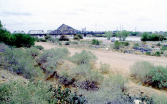 Tempe Railroad Bridge and Hayden Butte