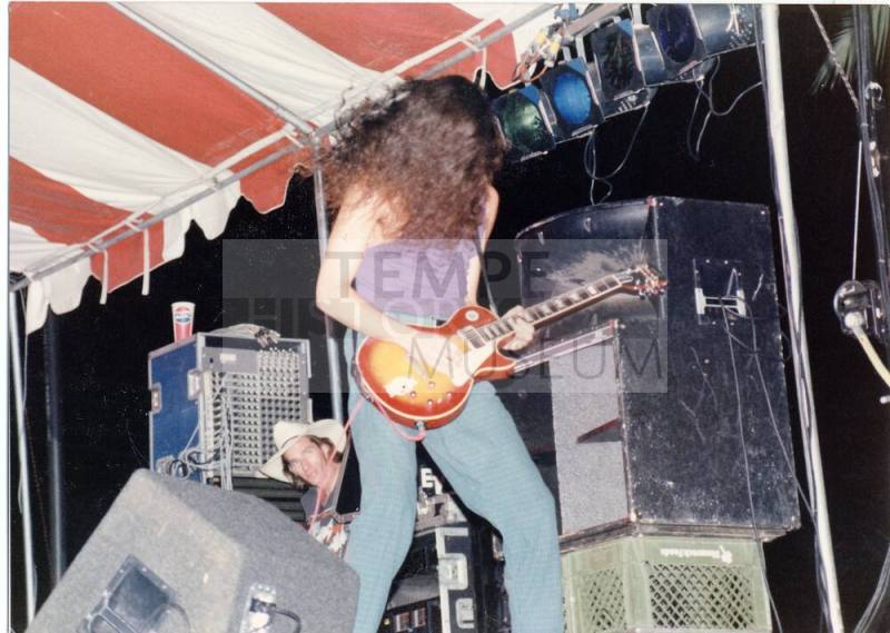 Curt Kirkwood of The Meat Puppets on stage at Big Surf