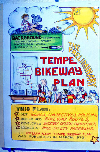 Preliminary Tempe Bikeway Plan artwork
