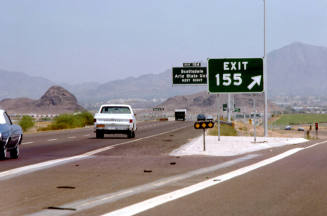 Interstate 10 - Exit 155 Entering Tempe