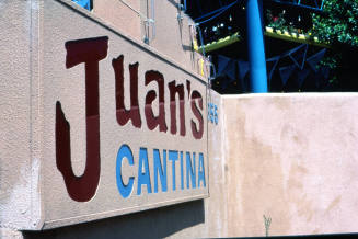 Juan's Cantina sign, 855 S. Rural Rd.