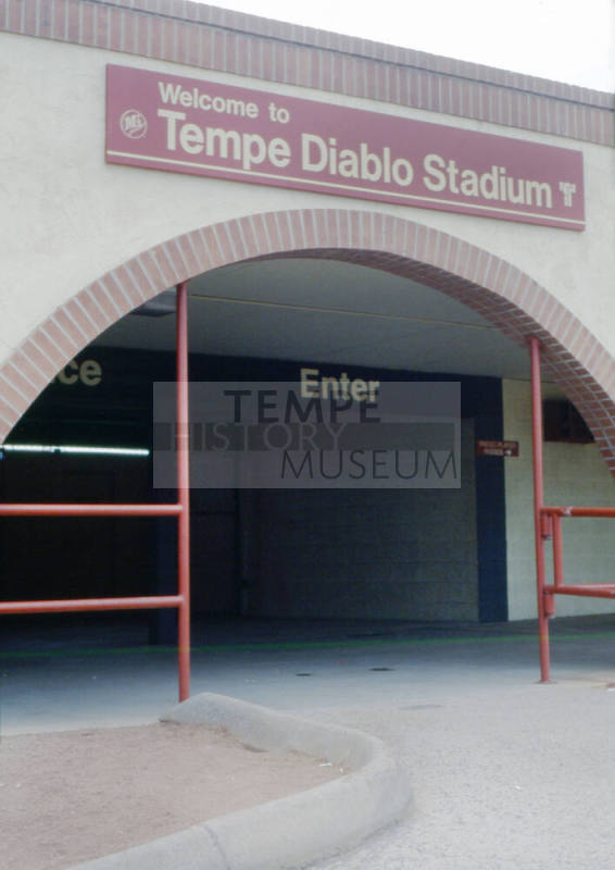 Tempe Diablo Stadium sign, 2200 W. Alameda Dr.
