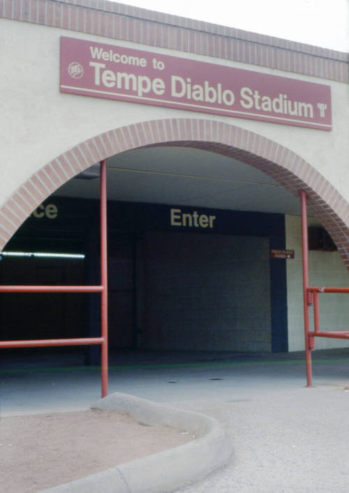 Tempe Diablo Stadium sign, 2200 W. Alameda Dr.