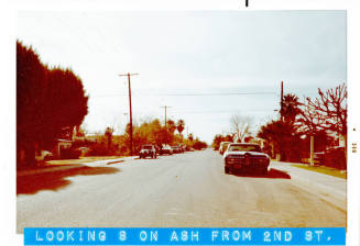 Ash Avenue looking south