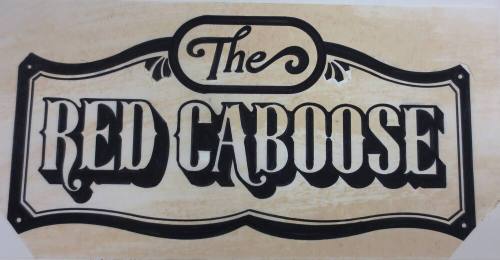 The Red Caboose logo design for Legend city