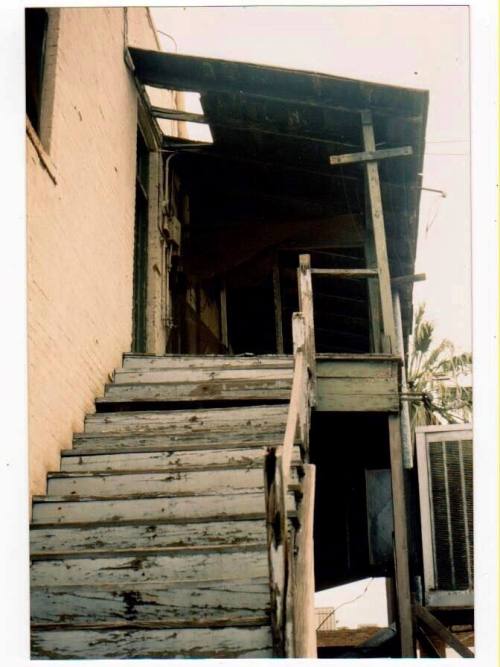 Stairs at Rear of Building