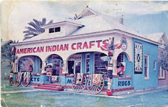 American Indian Crafts Postcard