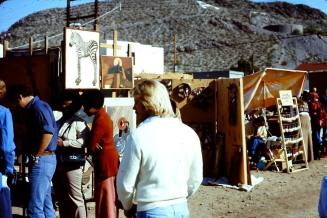 1976 Haydens Ferry Arts & Craft Fair, booths near Hayden Butte
