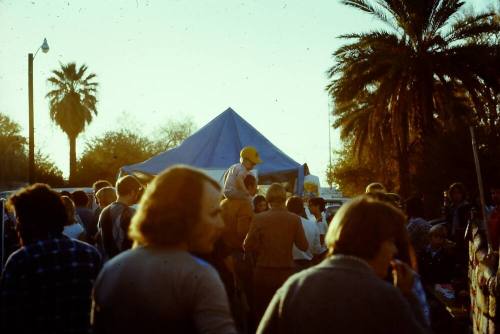 Crowd at 1976 Haydens Ferry Arts & Craft Fair in downtown Tempe