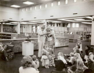 Tempe Public Library with Ladmo and Chuck E. Cheese