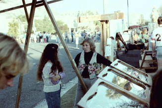 Display Cases at the 1981 Haydens Ferry Arts & Craft Fair