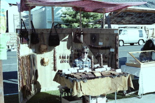 Leather Goods Stand at the 1981 Haydens Ferry Arts & Craft Fair