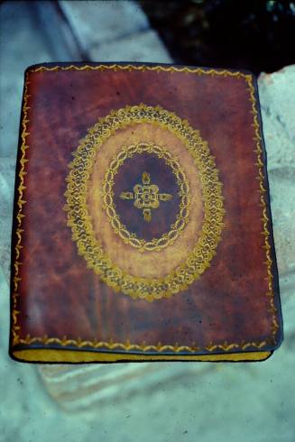 Euphoria Leather Book Cover with Embroidery