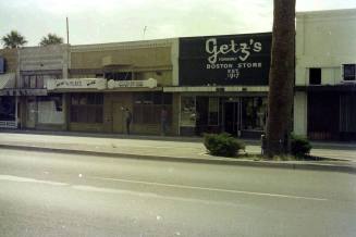 Storefront of Getz's and The Place