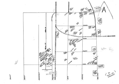 Map - Families from Hardy to Mill Avenue in Tempe