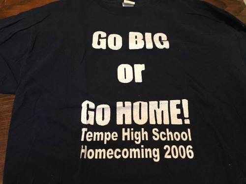 Tempe High School - 2006 Homecoming Football Shirt