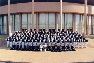 Tempe High School - Marching Band on Steps of Gammage Auditorium